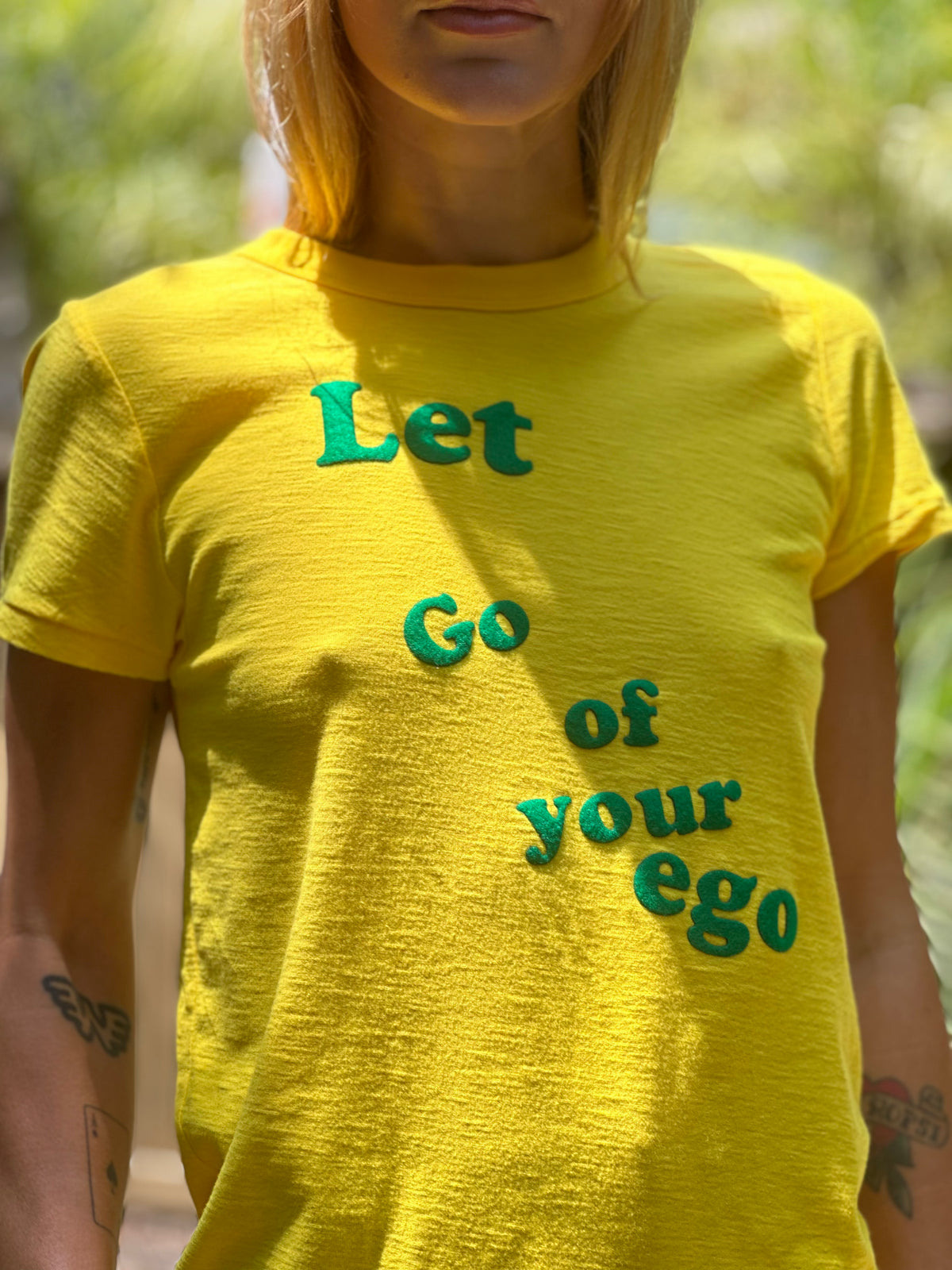 Let Go of Your Ego tee