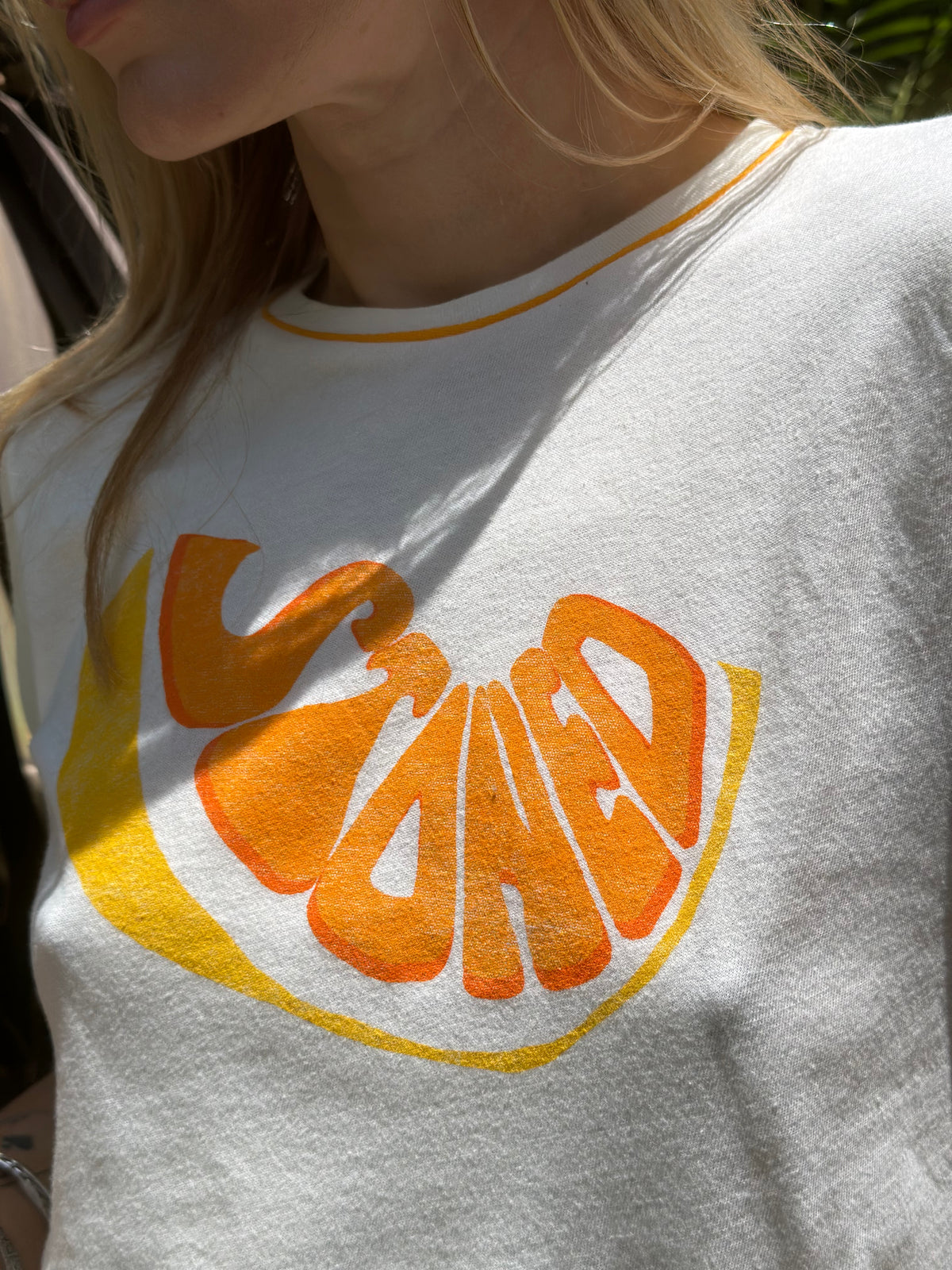 Stoned Citrus ringer tee