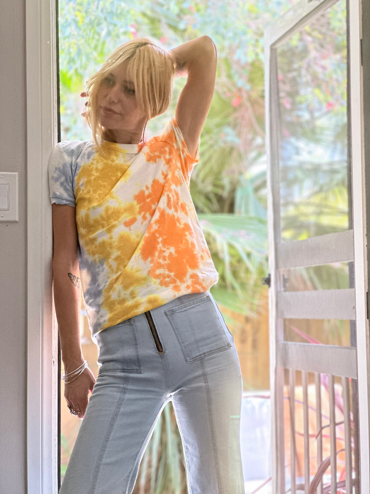Jerry tie-dye tee