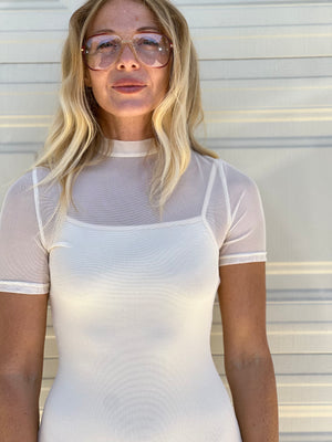 
                  
                    Stoned Fox Dress in cream
                  
                