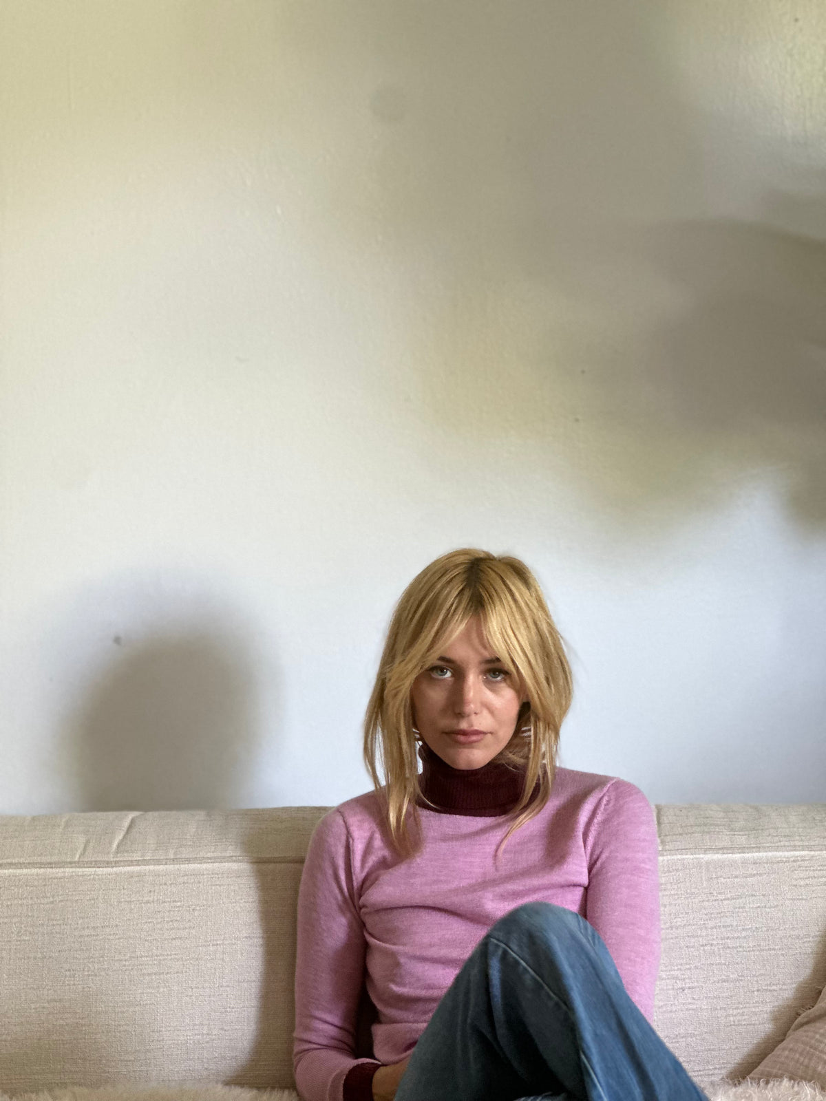 Camille turtleneck mauve