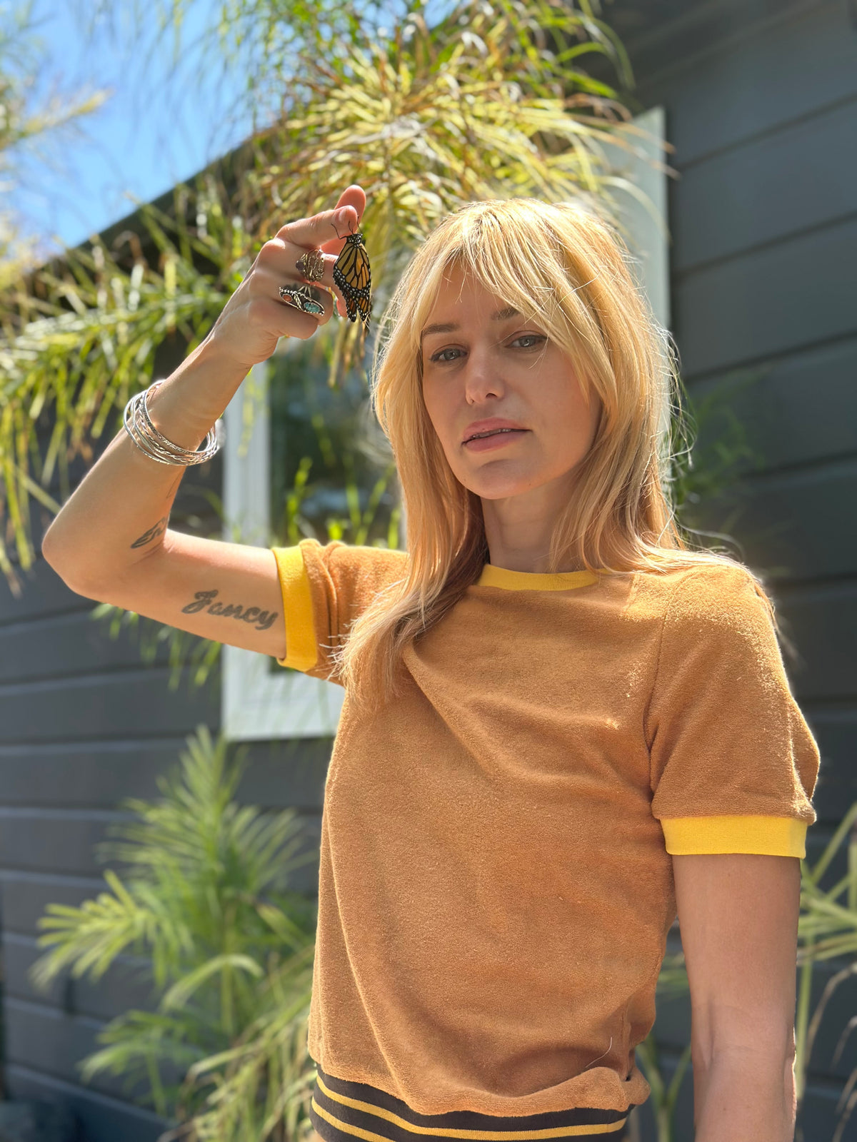Goldie set in gold