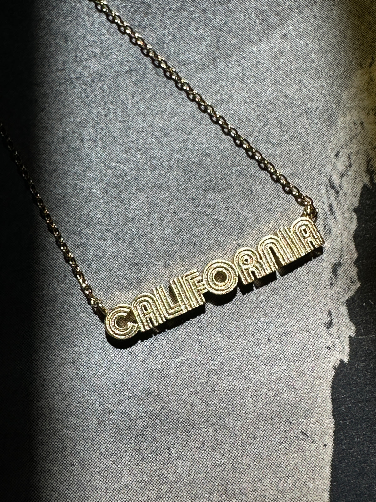 California Gold necklace...NEW