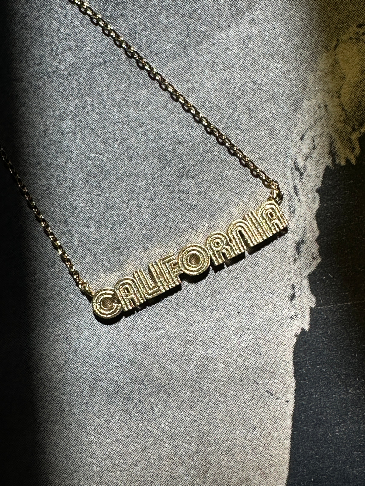 California Gold necklace...NEW