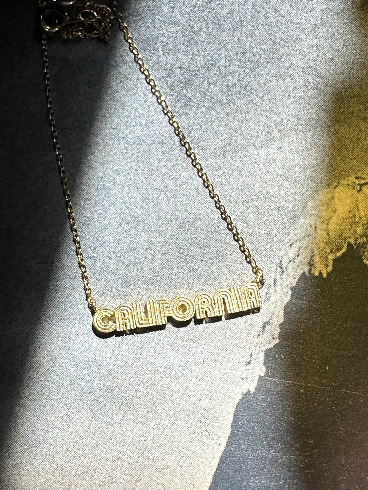 California Gold necklace...NEW