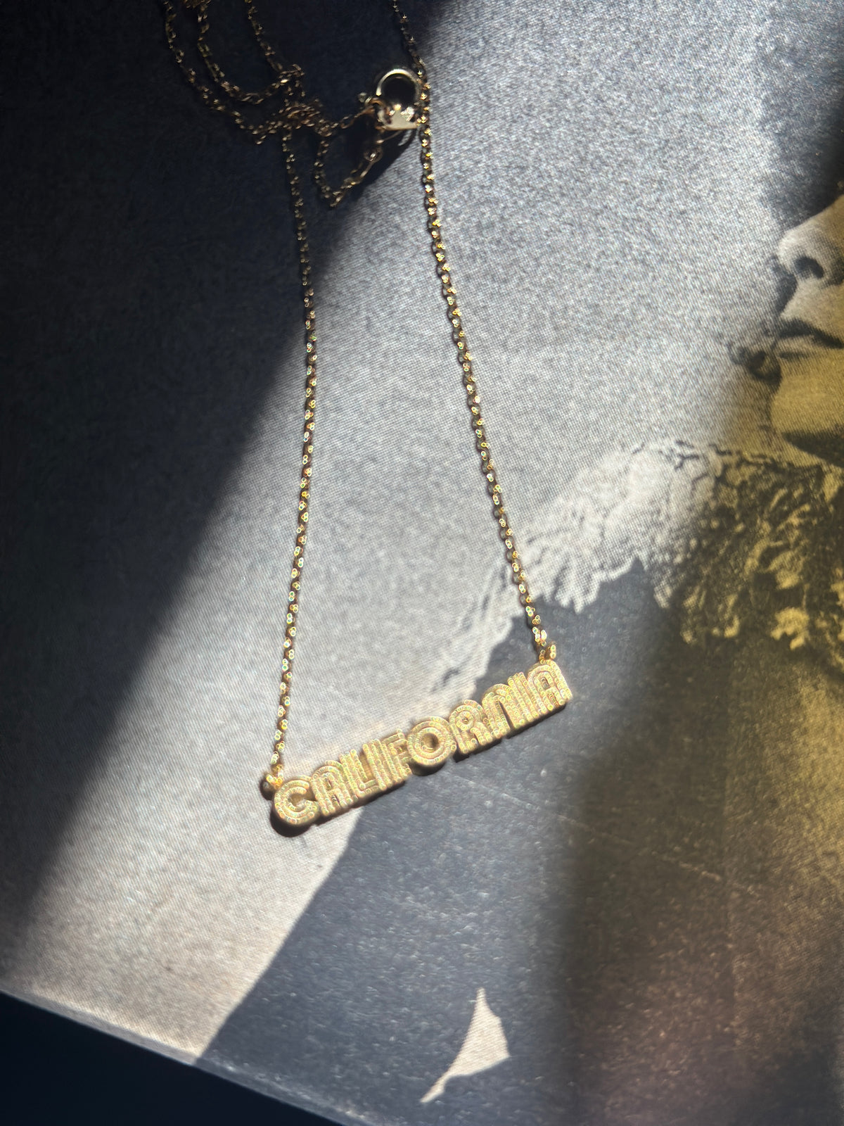 California Gold necklace...NEW
