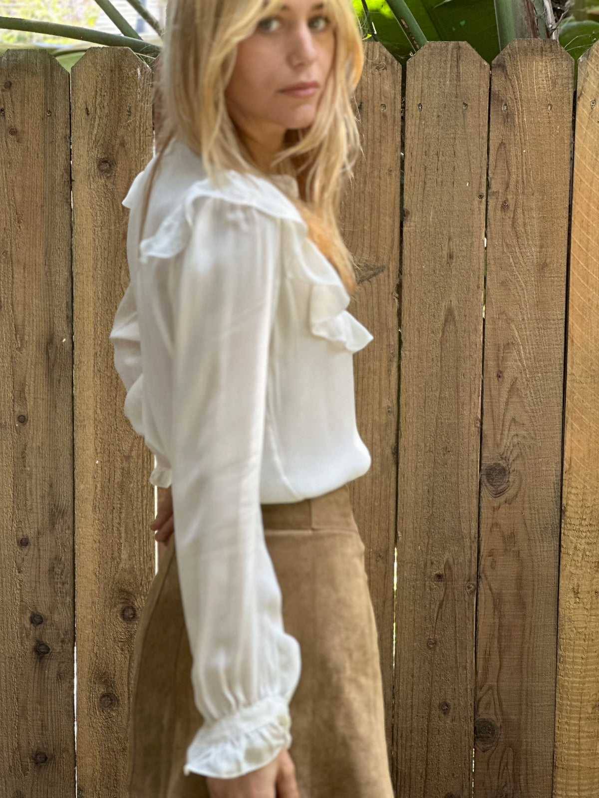 Françoise blouse in ivory