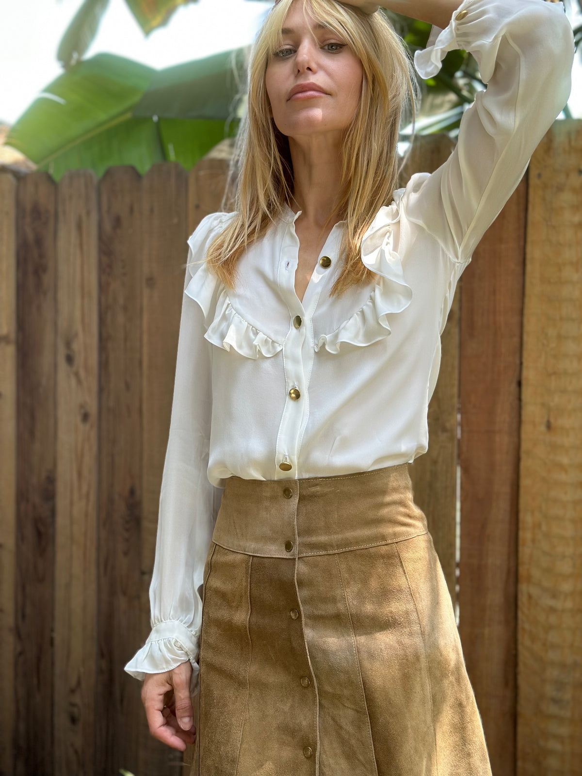 Françoise blouse in ivory