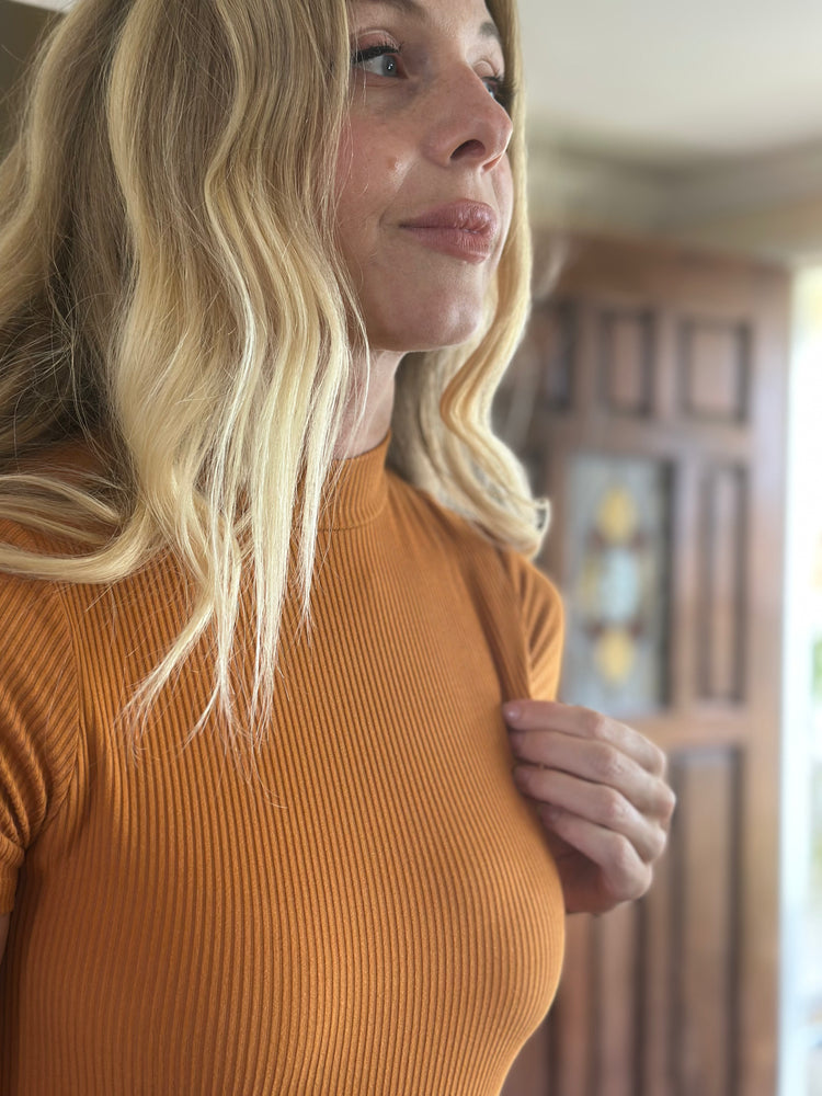 
                  
                    Dream On Bodysuit in mustard
                  
                