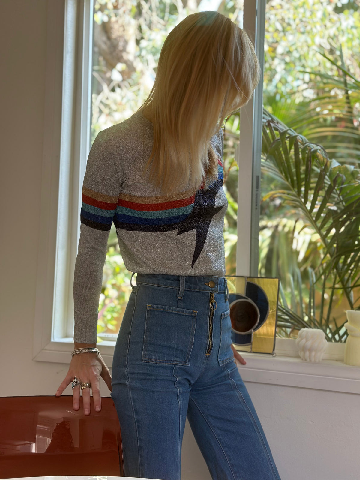 Lurex Lightning top