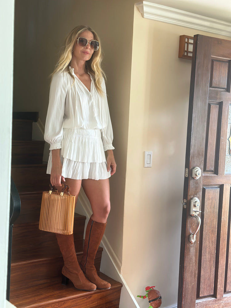 
                  
                    The Morrison dress in white
                  
                