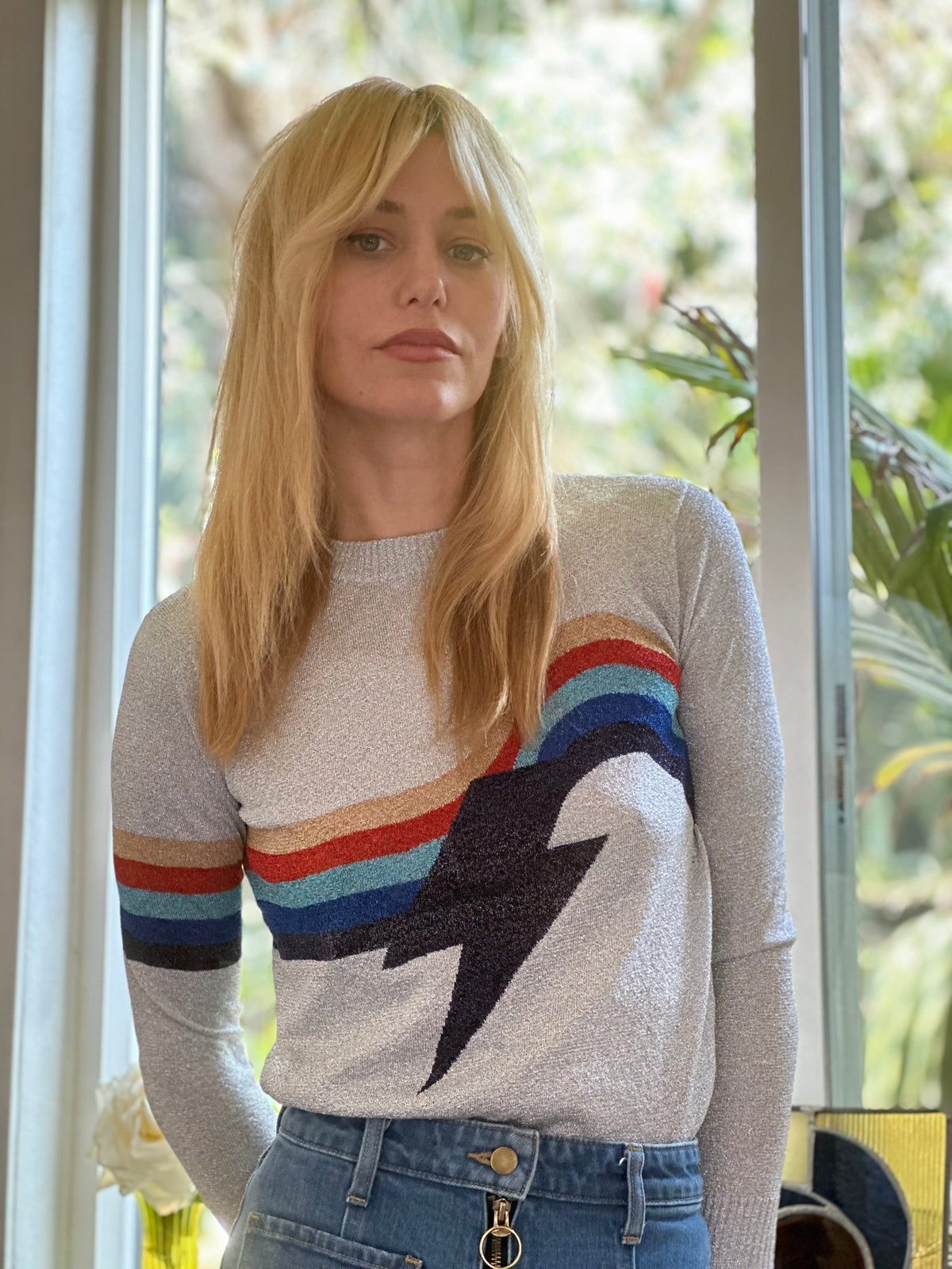 Lurex Lightning top
