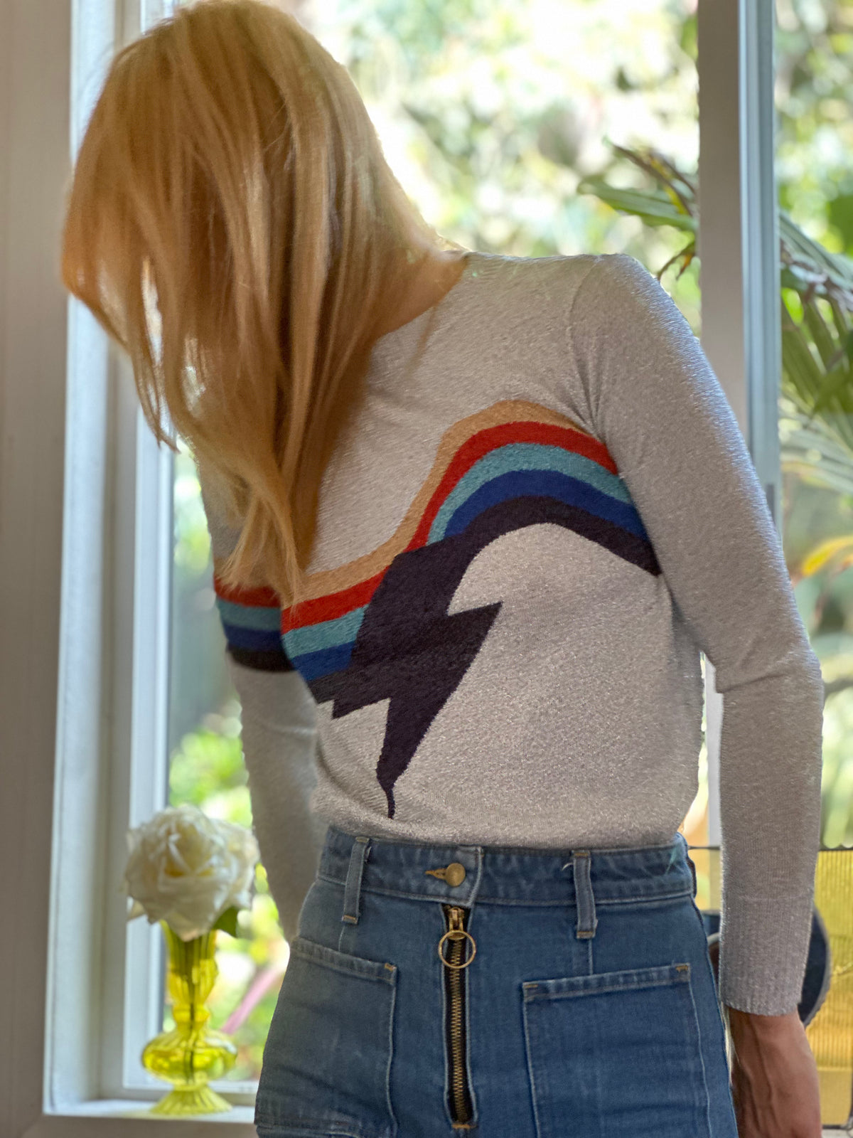 Lurex Lightning top