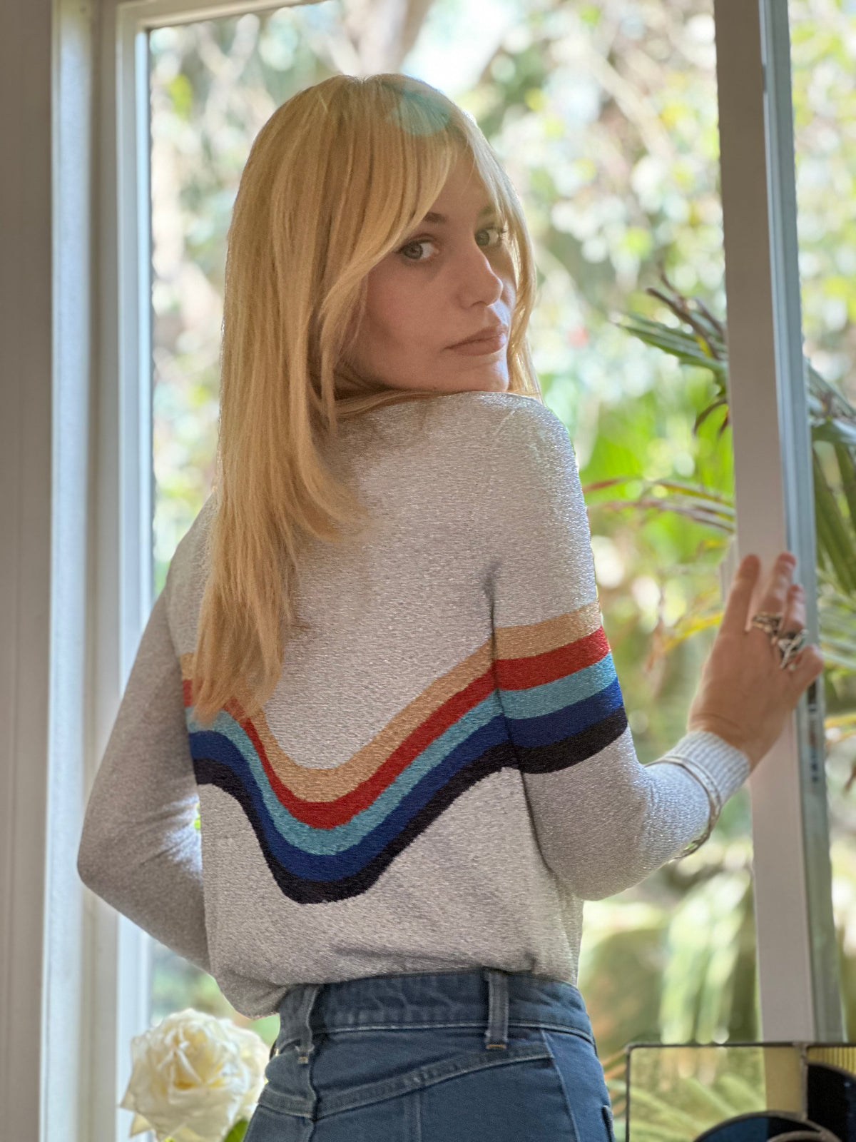 Lurex Lightning top