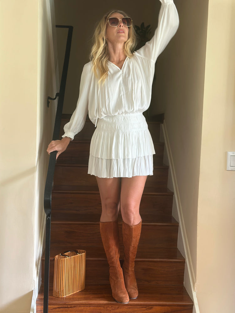 
                  
                    The Morrison dress in white
                  
                