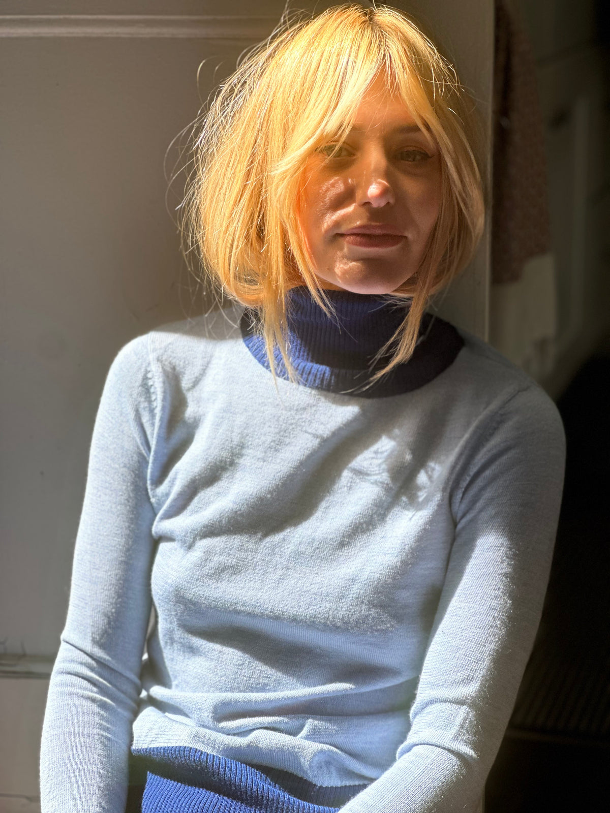 Camille turtleneck navy
