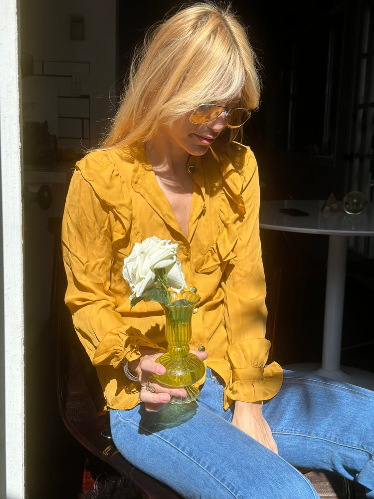 
                  
                    Françoise blouse in marigold
                  
                
