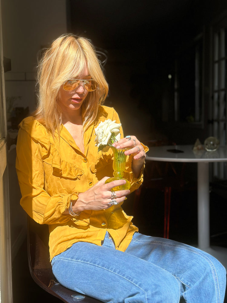 
                  
                    Françoise blouse in marigold
                  
                