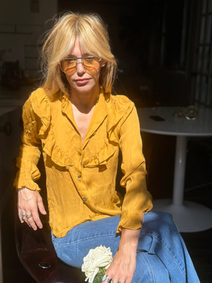 
                  
                    Françoise blouse in marigold
                  
                