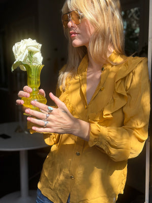 
                  
                    Françoise blouse in marigold
                  
                