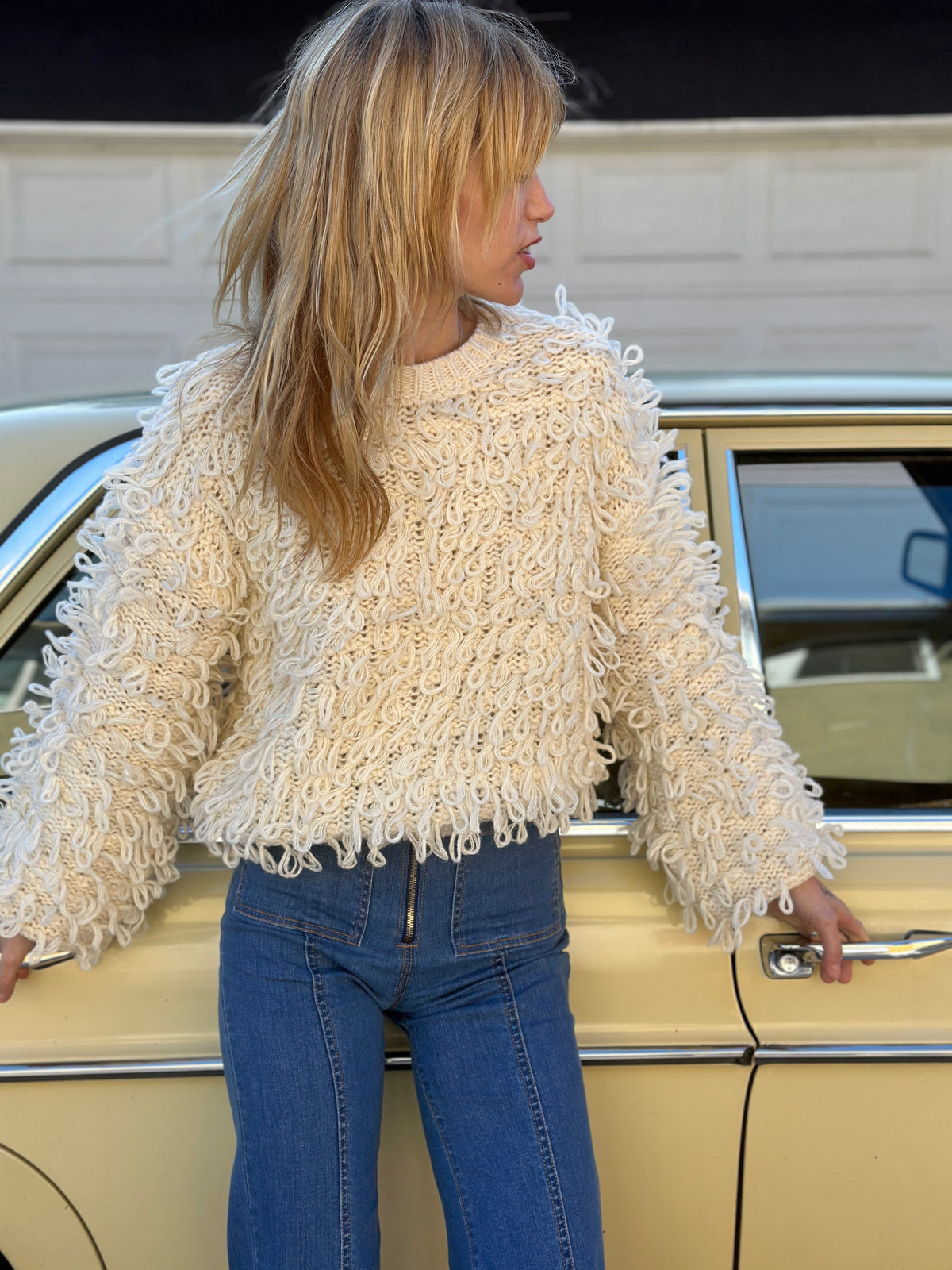 Sweet Jane Sweater in Cream FINAL SALE