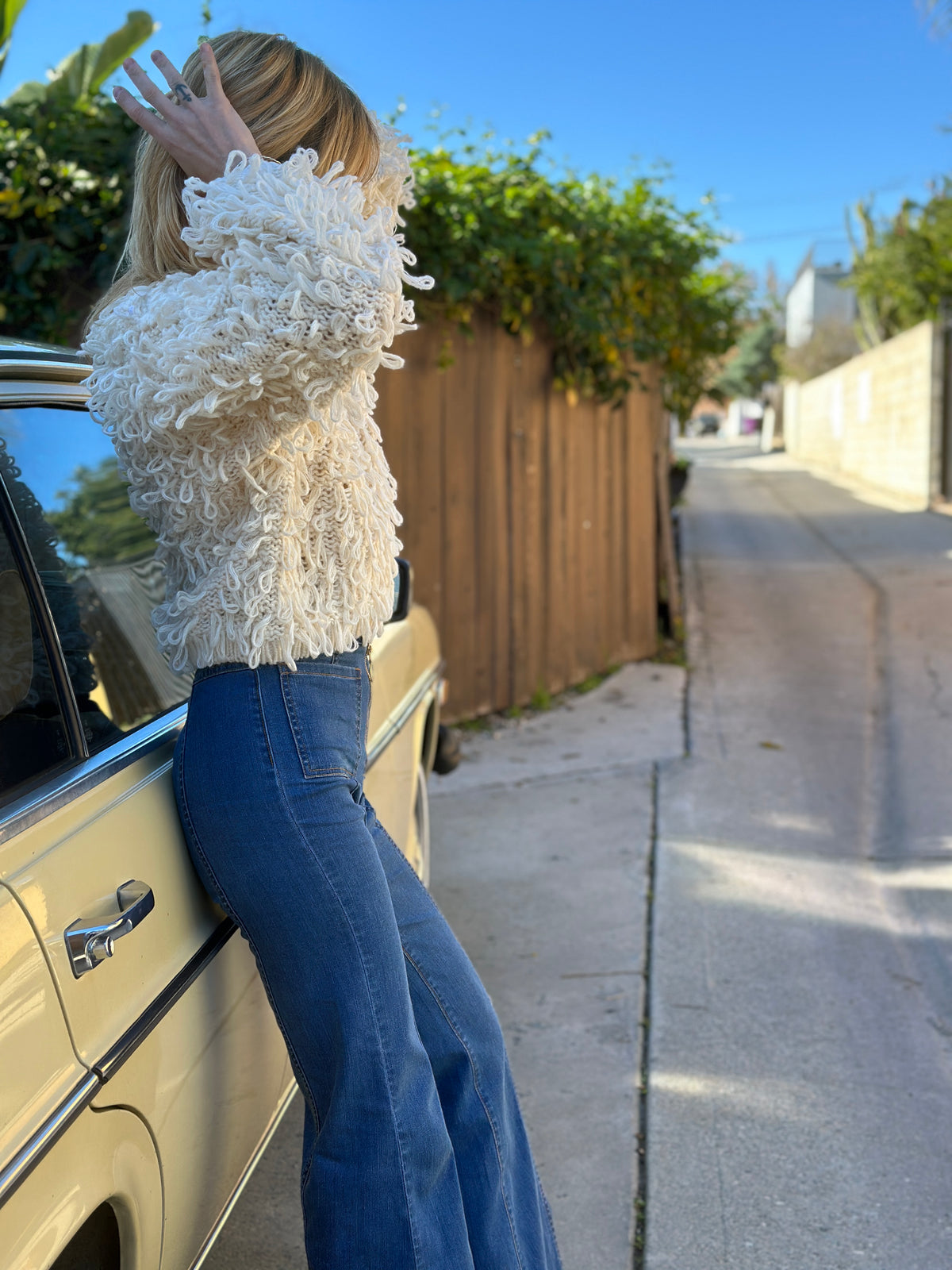 Sweet Jane Sweater in Cream FINAL SALE