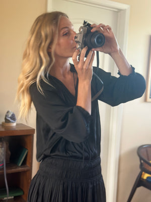 
                  
                    The Morrison dress in black
                  
                