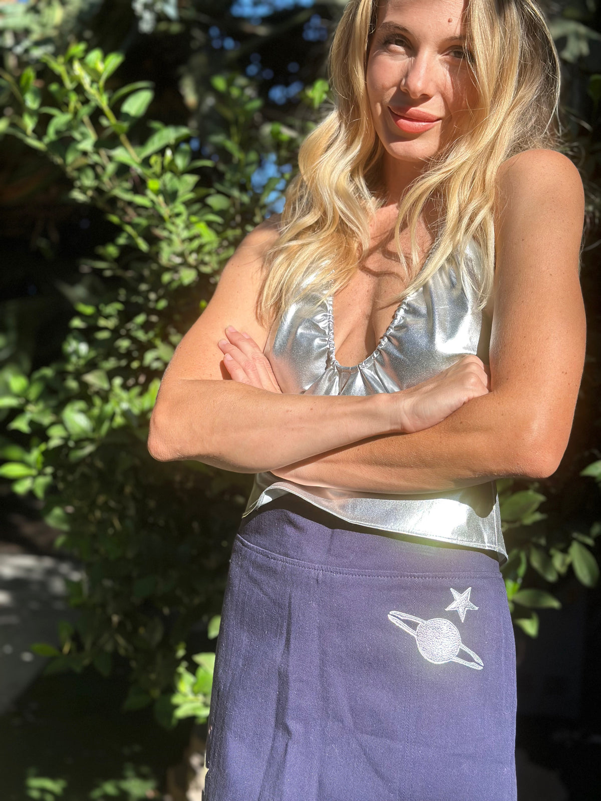 Space Odyssey Skirt in denim