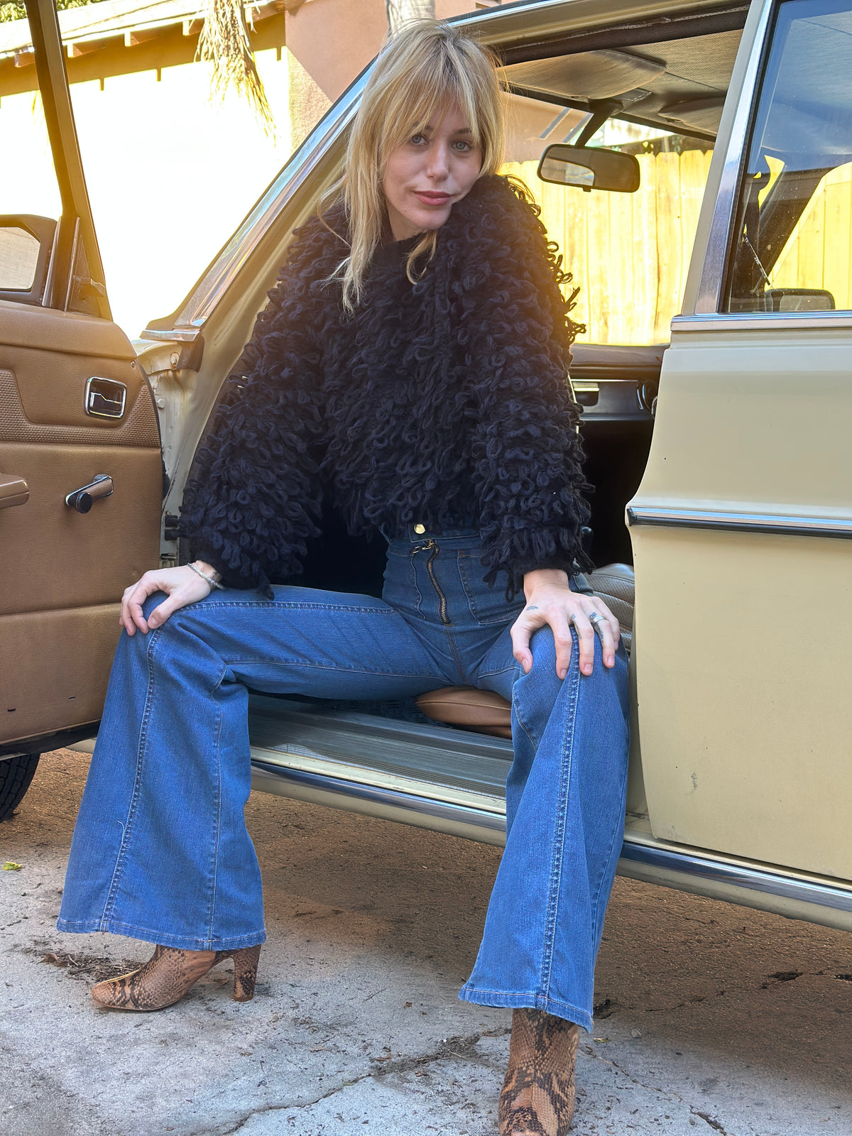 Sweet Jane Sweater in Noir FINAL SALE