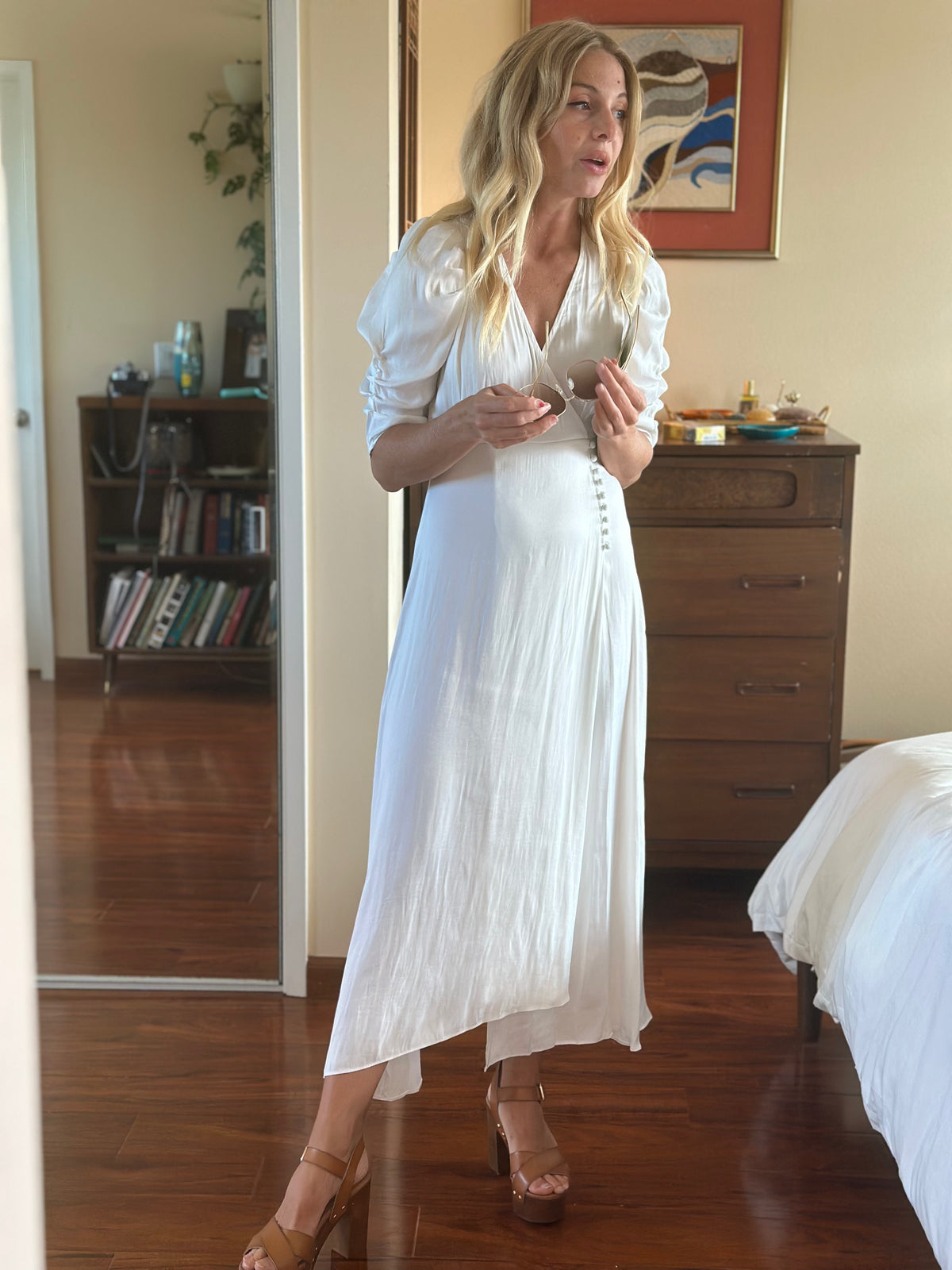 Last Dance Dress in white FINAL SALE