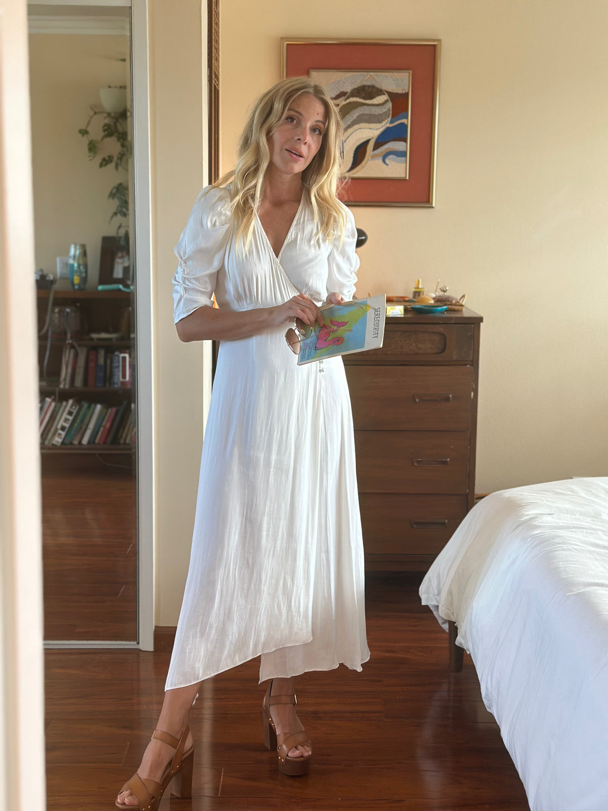 Last Dance Dress in white FINAL SALE