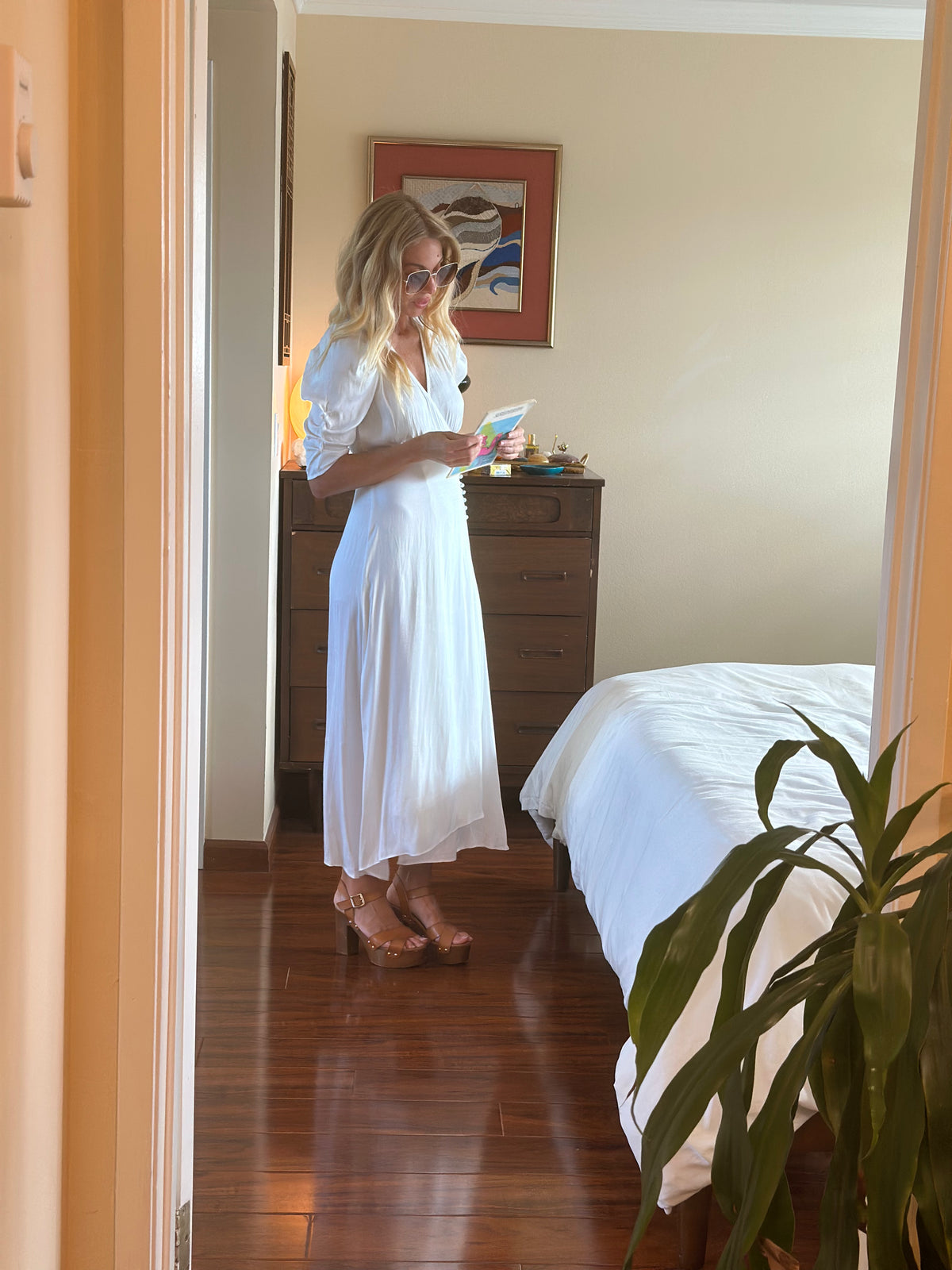 Last Dance Dress in white FINAL SALE