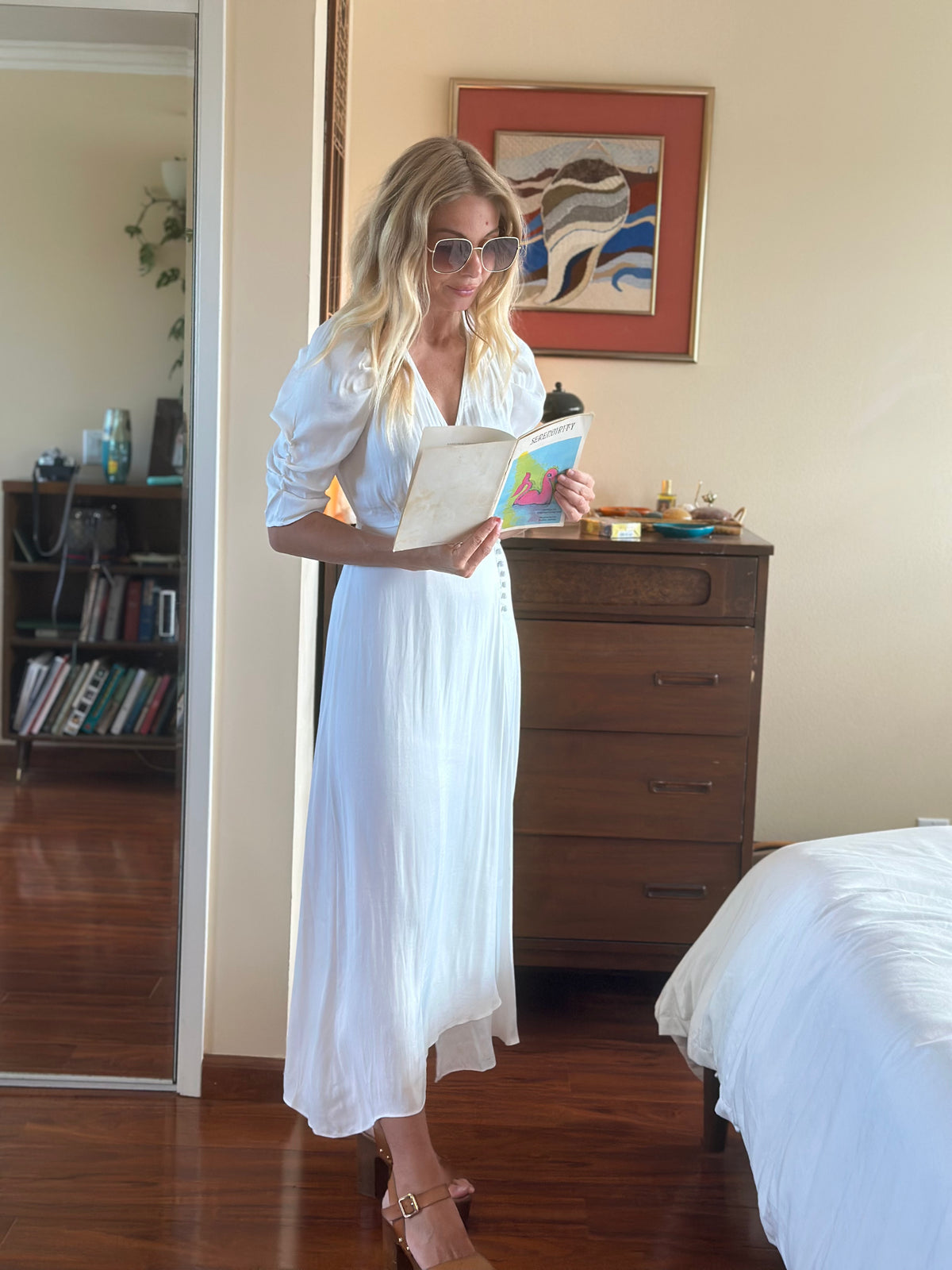 Last Dance Dress in white FINAL SALE