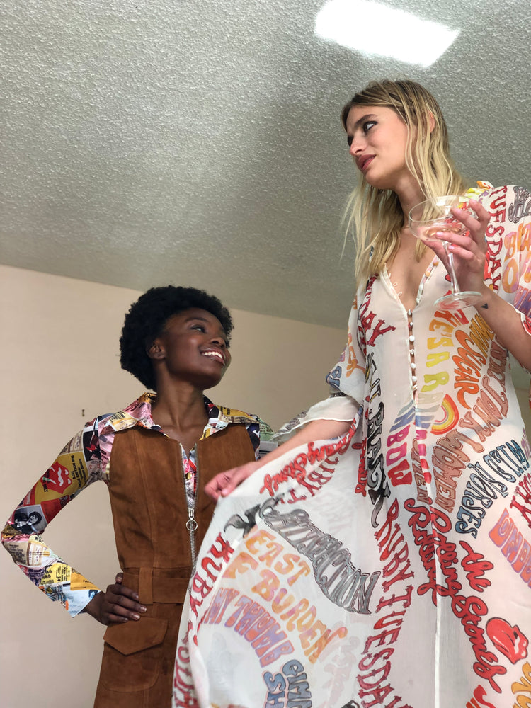 
                  
                    Rolling Stones x Stoned Silk dress
                  
                