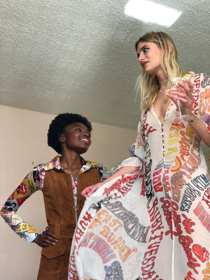 
                  
                    Rolling Stones x Stoned Silk dress
                  
                