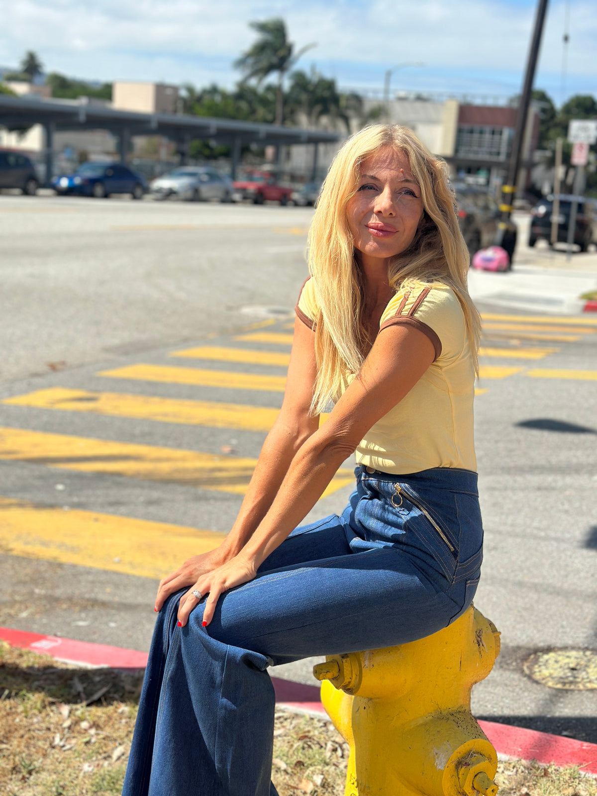 Malibu tee in butter