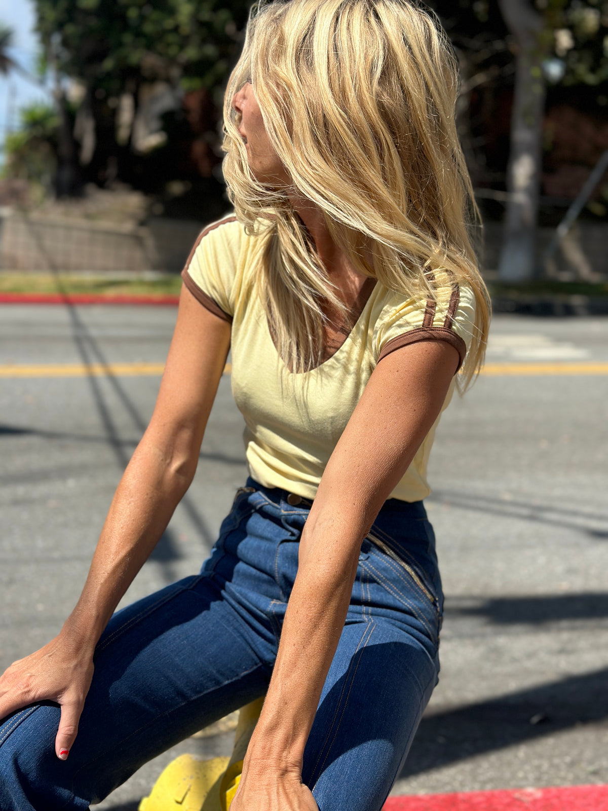 Malibu tee in butter