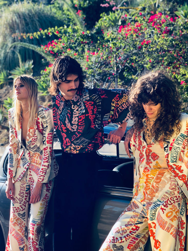 Rolling Stones x Stoned Silk pant