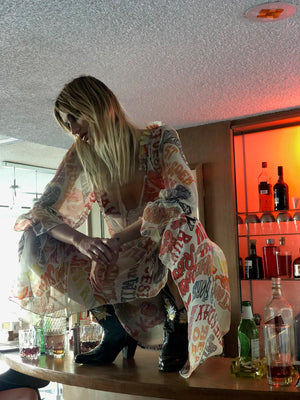 
                  
                    Rolling Stones x Stoned Silk dress
                  
                