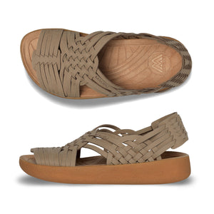 
                  
                    Women's Canyon | Suede Vegan Leather | Rubber - Taupe/Tan
                  
                