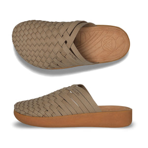 
                  
                    Women's Colony Classic | Suede Vegan Leather | Taupe/Tan
                  
                