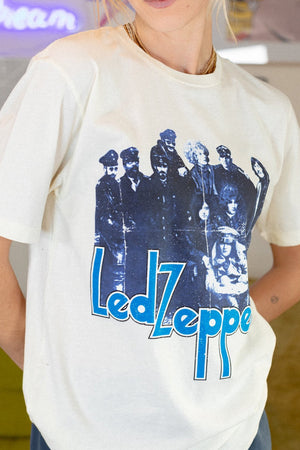
                  
                    Led Zeppelin White Tee
                  
                