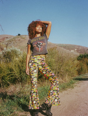 
                  
                    Disco Funk Bell Pant space print
                  
                