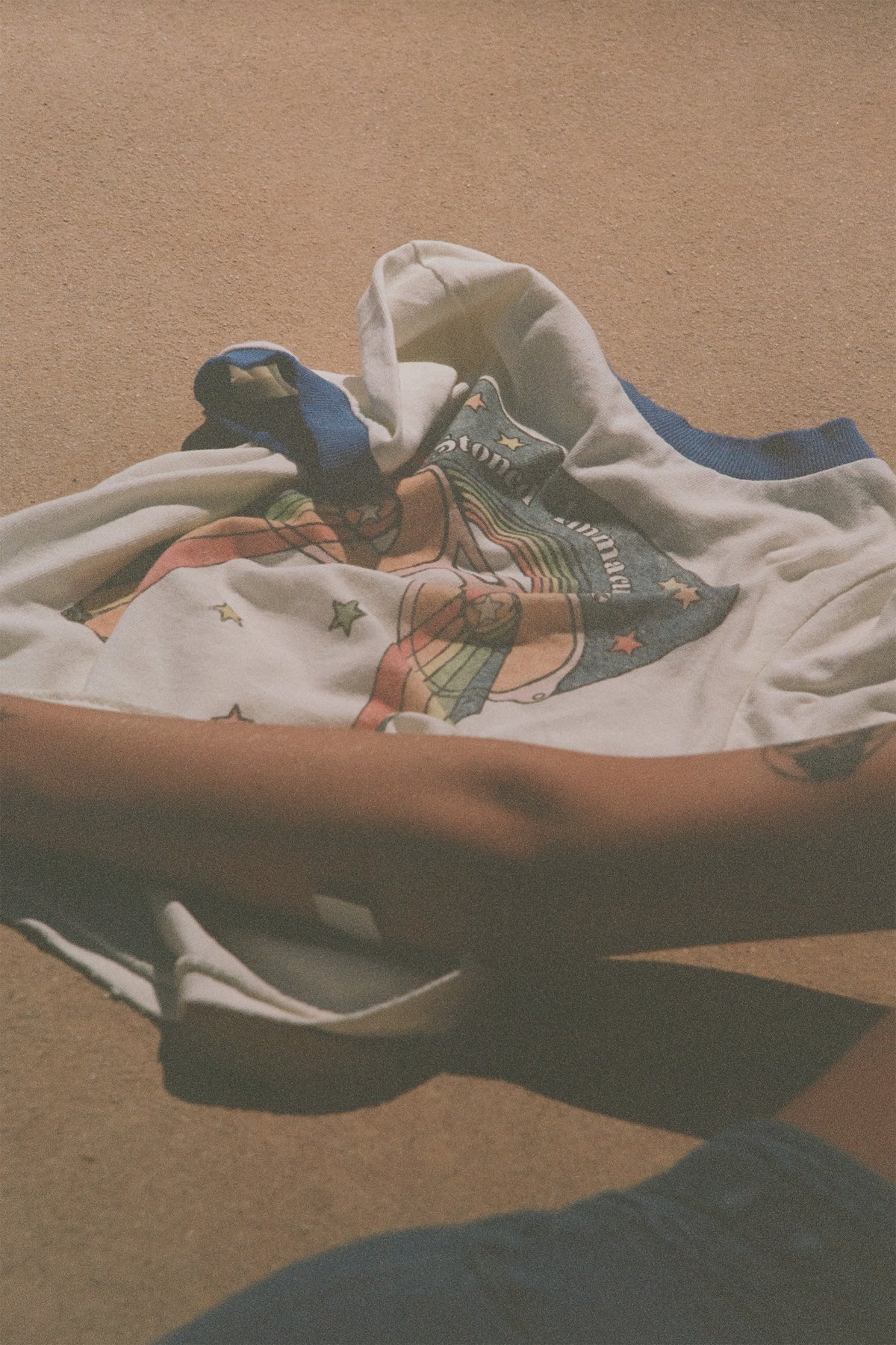 the girl with the kaleidoscope eyes ringer tee