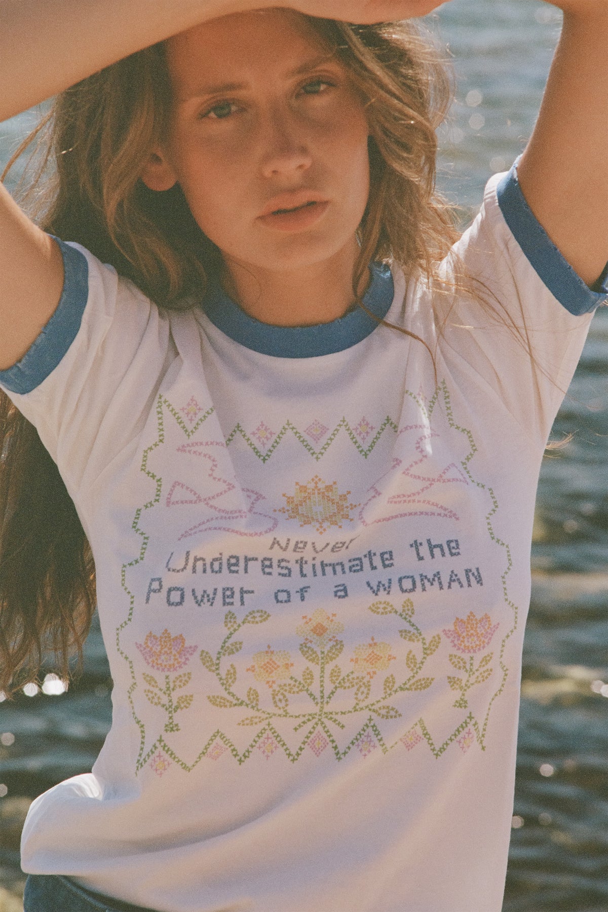 feminist ringer tee