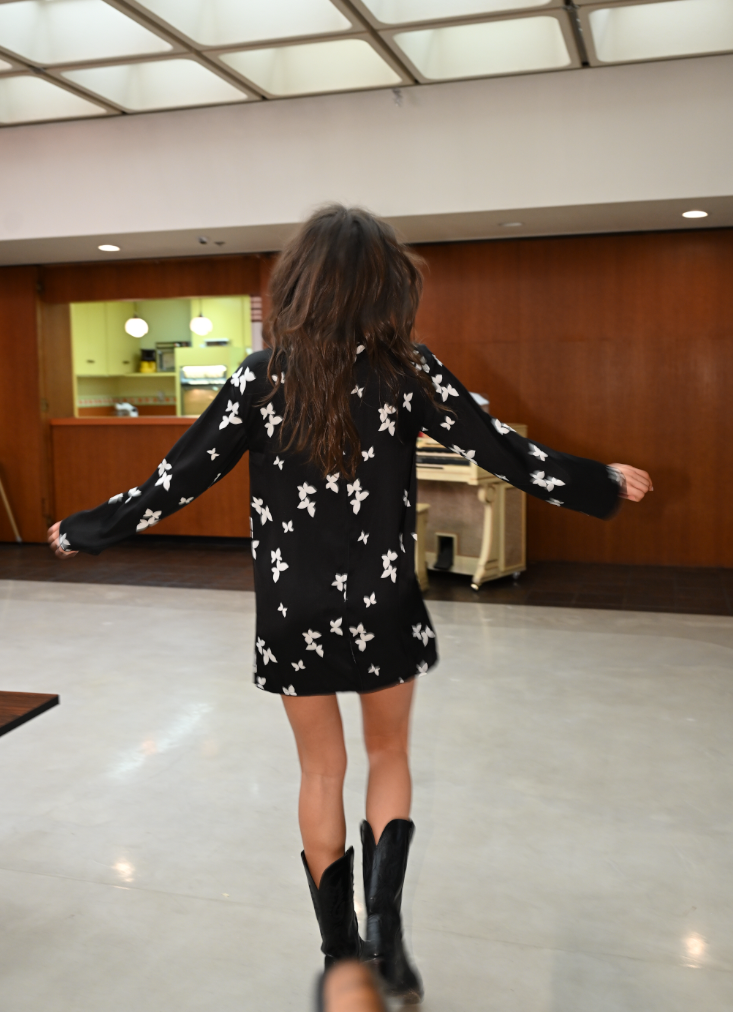 Dream a Little Dream Dress in black FINAL SALE