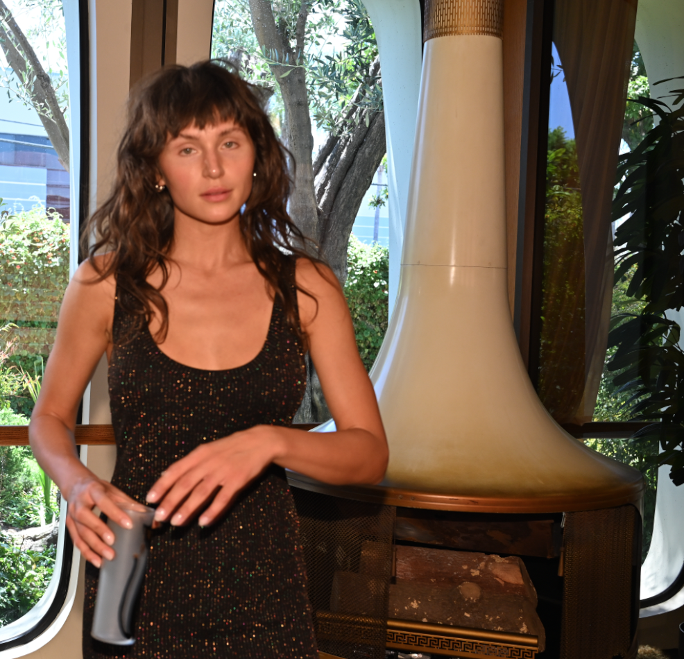 Velvet Underground Dress in Night Rainbow