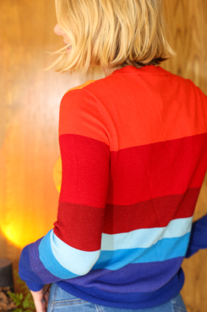 california dreamin sweater in sunrise