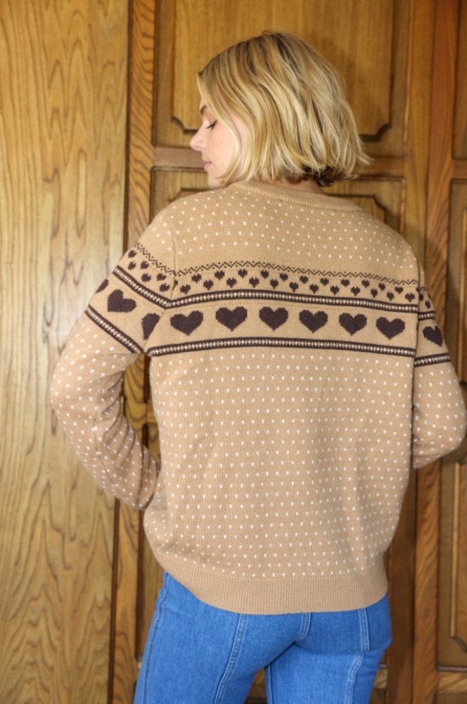 
                  
                    punky boyfriend sweater in camel
                  
                