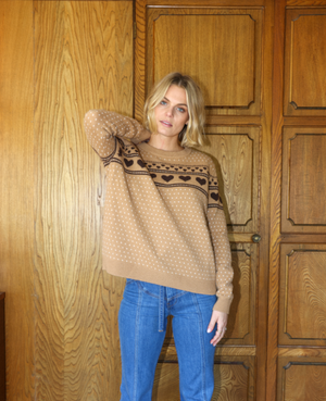 
                  
                    punky boyfriend sweater in camel
                  
                